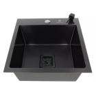 Cuba Gourmet Quadrada Aço Inox 44x44cm Black - Construinox